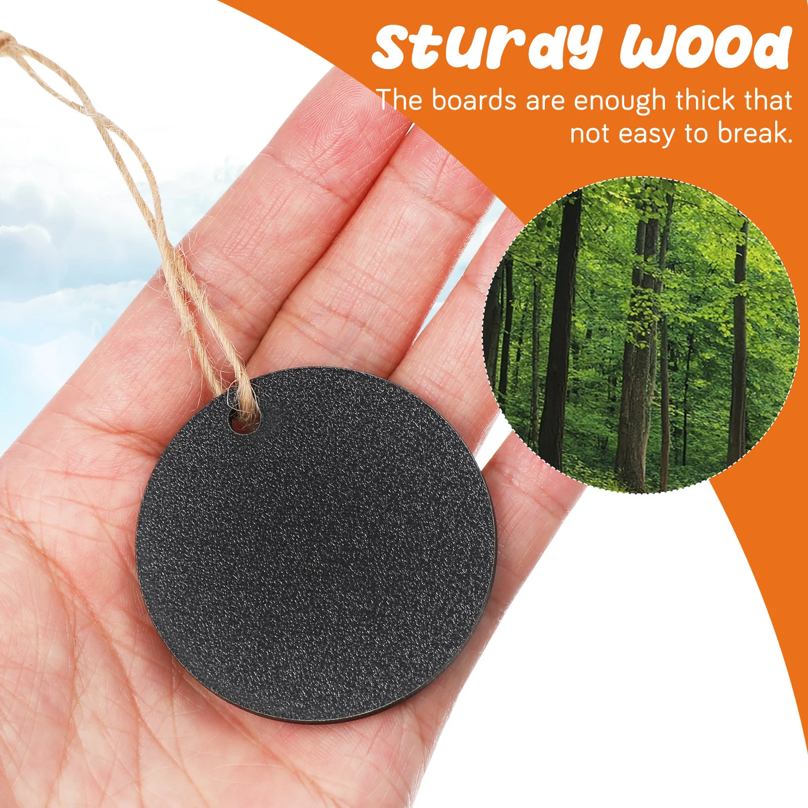 10 قطعة سبورة بيضاوية صغيرة على الوجهين سبورة خشبية قلادة ل علامات الهدايا المذكرات تذكير عطلة حفلة Favors بها بنفسك