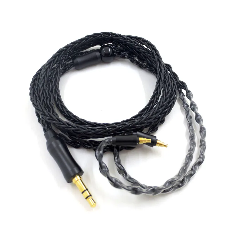 Cable de Audio de repuesto para auriculares Sennheiser IE40PRO, Cable de actualización, Cable de extensión de auriculares (negro)