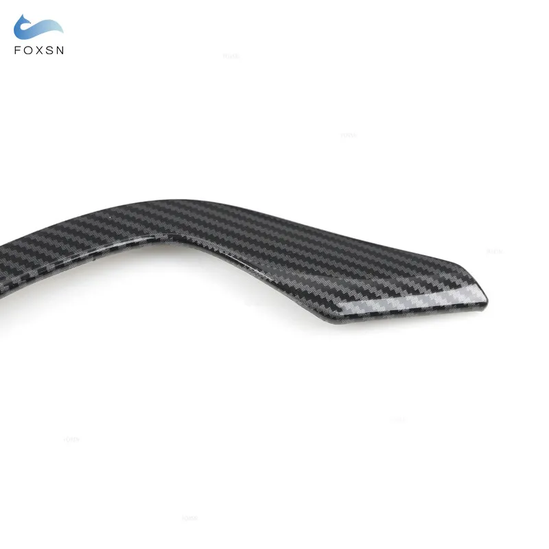 For Honda Accord 10 10th 2018 2019 2010 2021 Car Interior Steering Wheel Frame Cover Trim ABS Carbon Fiber Grain Accessories