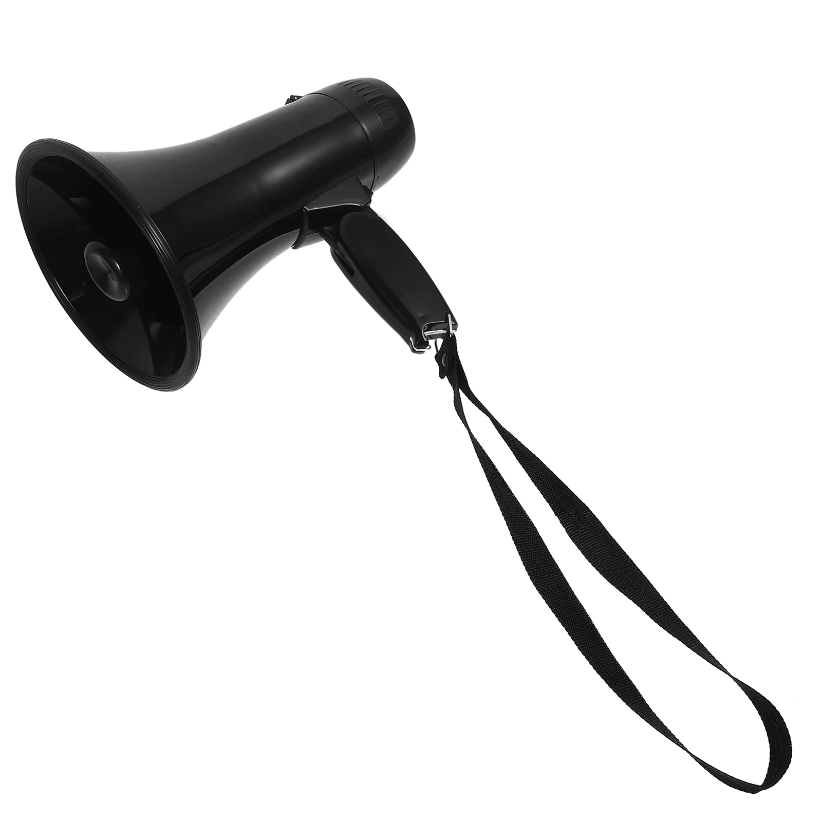 

25W Handheld Speaker Black 4AA Powered Recording Convenient Megaphone Sports Events Flood Prevention Portable Bullhorn