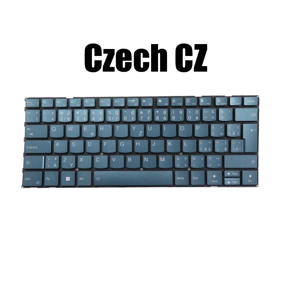 Laptop Backlit Keyboard For Lenovo Yoga Pro 7 14IRH8 Yoga Pro 7 14ARP8 Yoga Pro 7 14APH8 Slim Pro 7 14APH8 14ARP8 English US CZ