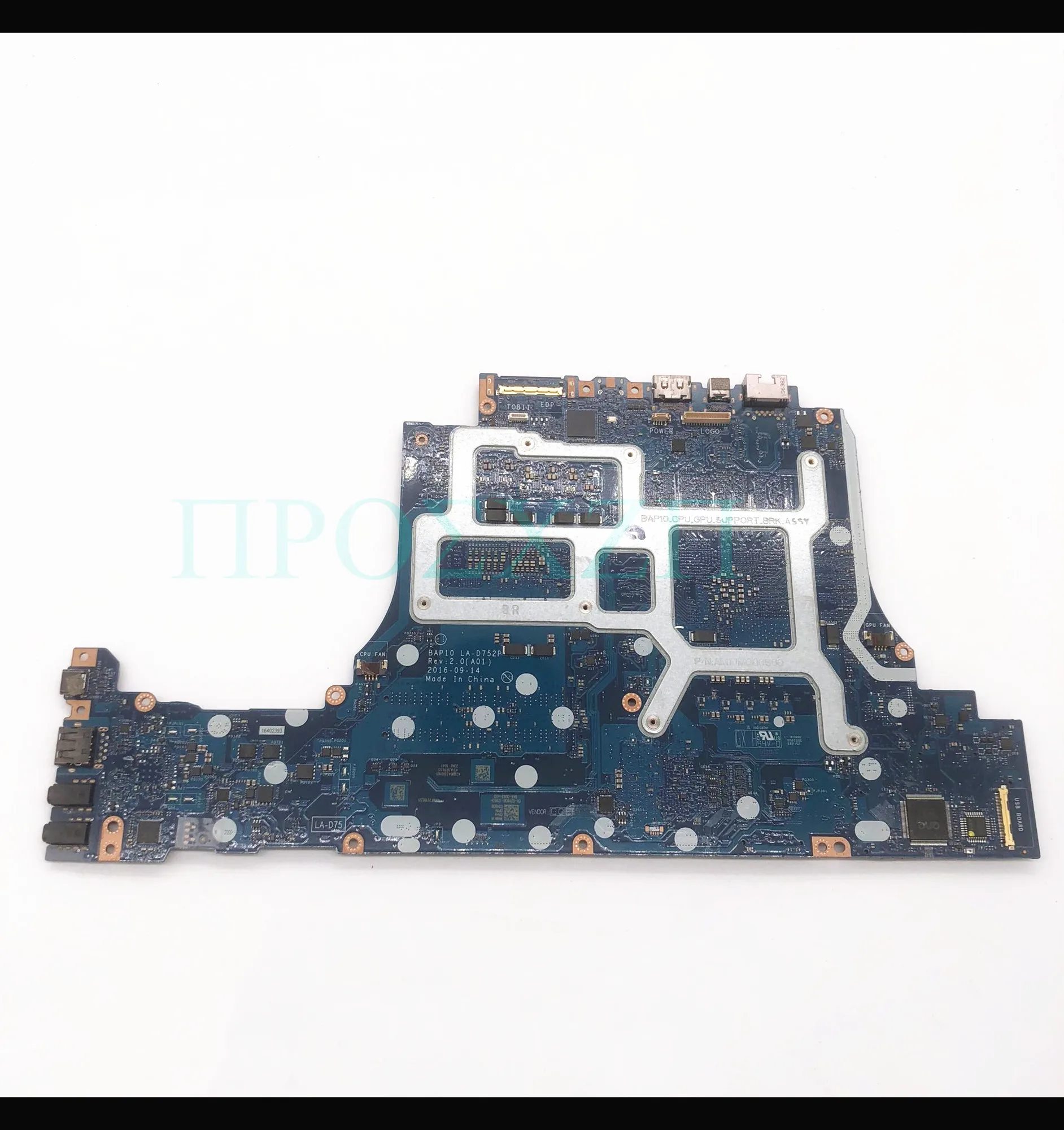 Imagem -02 - Mainboard para Dell 15 r3 17 r4 La-d752p com Sr2fq I76700hq Cpu Laptop Motherboard 100 Completo Testado Bom Cn02x6d6 02x6d6 2x6d6