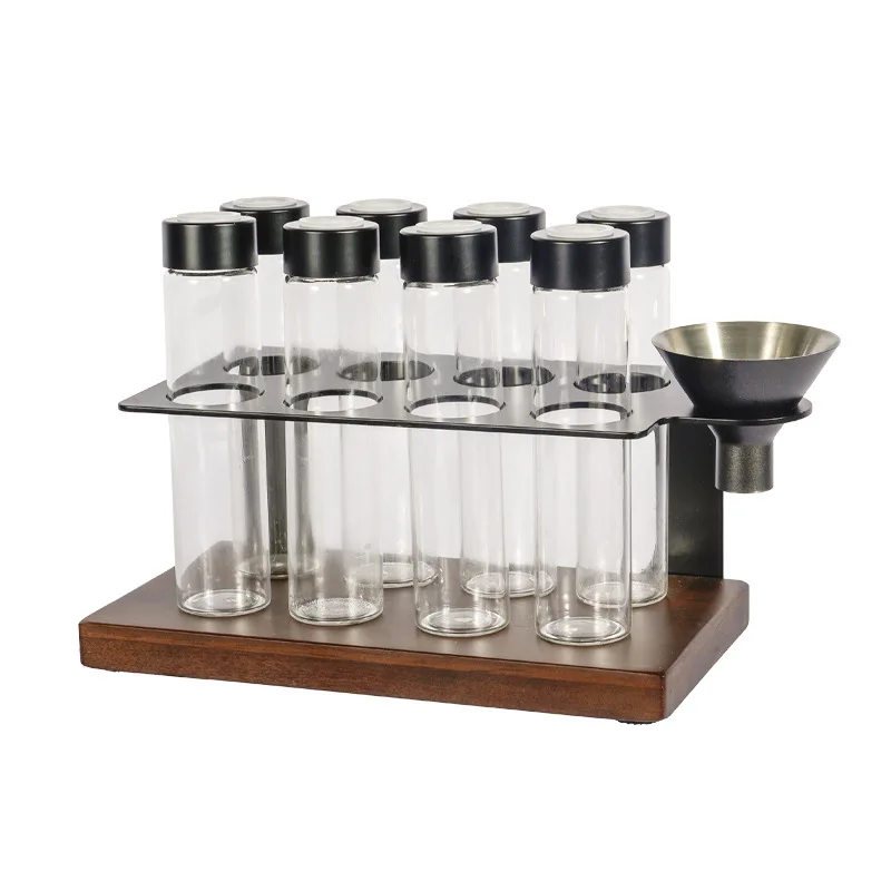 

Coffee bean sub-bottling display rack, one-way exhaust valve, test tube rack, coffee bean sealing can, fragrant bottle