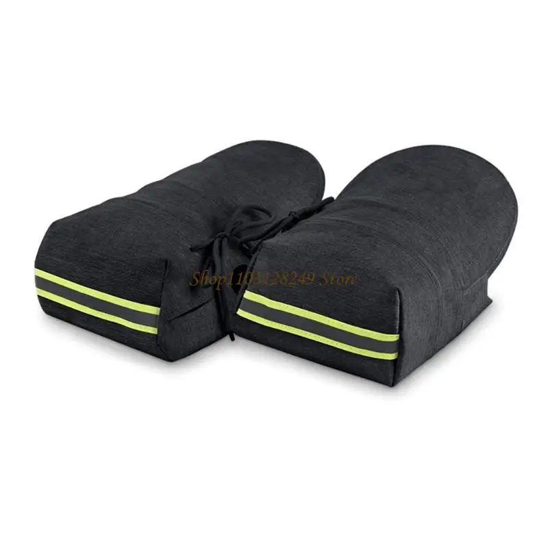 N5KD 2pcs Motorcycle Handlebar Gloves Summer Breathable Rainproof Mesh Gloves Handle Bar Hand Cover Muffs for Scooter E-Bike
