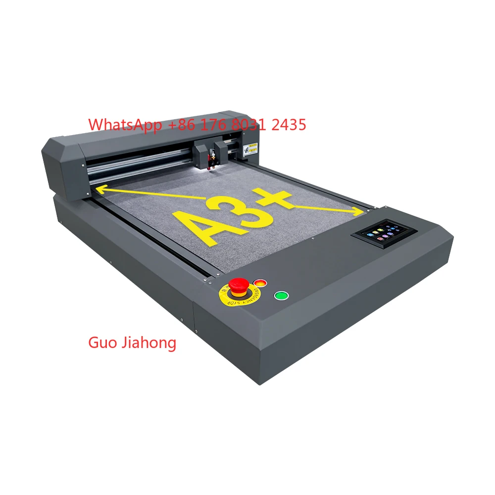 

Cheap Price 3550 Dual Blade Digital A3 Flatbed Cutter Plotter Die Cutting Machine Vinyl Cutter with 1500W Vacuum CCD