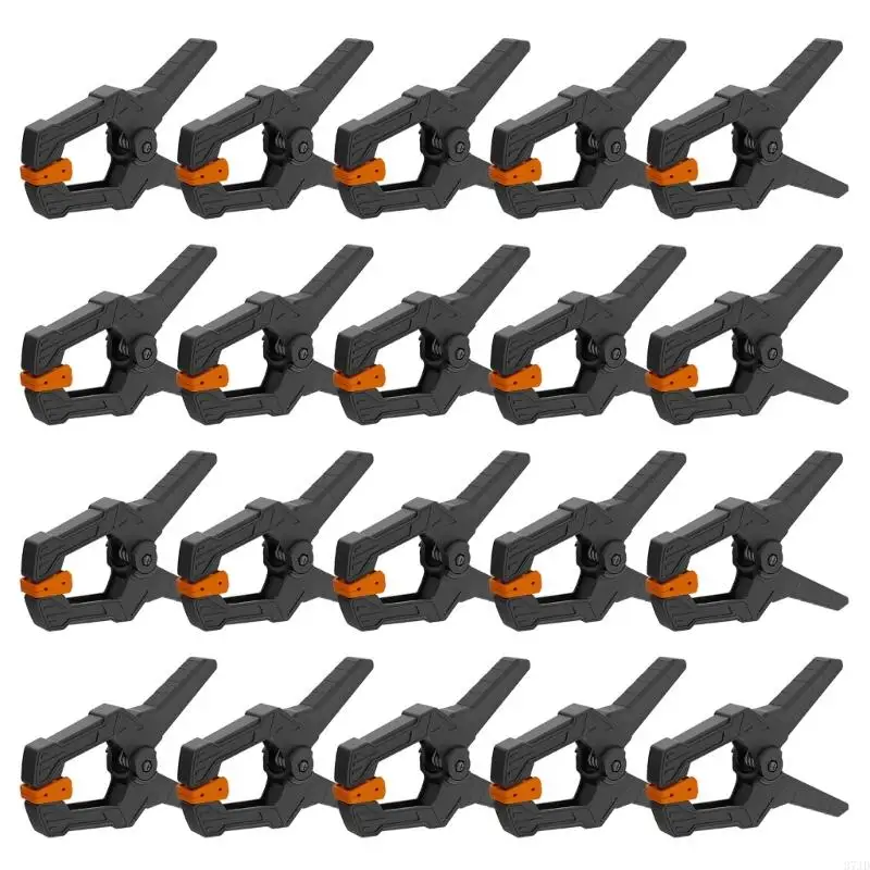 20pcs Plastic Fixing Middle Frame Bracket Fixing Tool Photo Studio Background Pipe Clamp Woodworking Spring Clamp 37JD