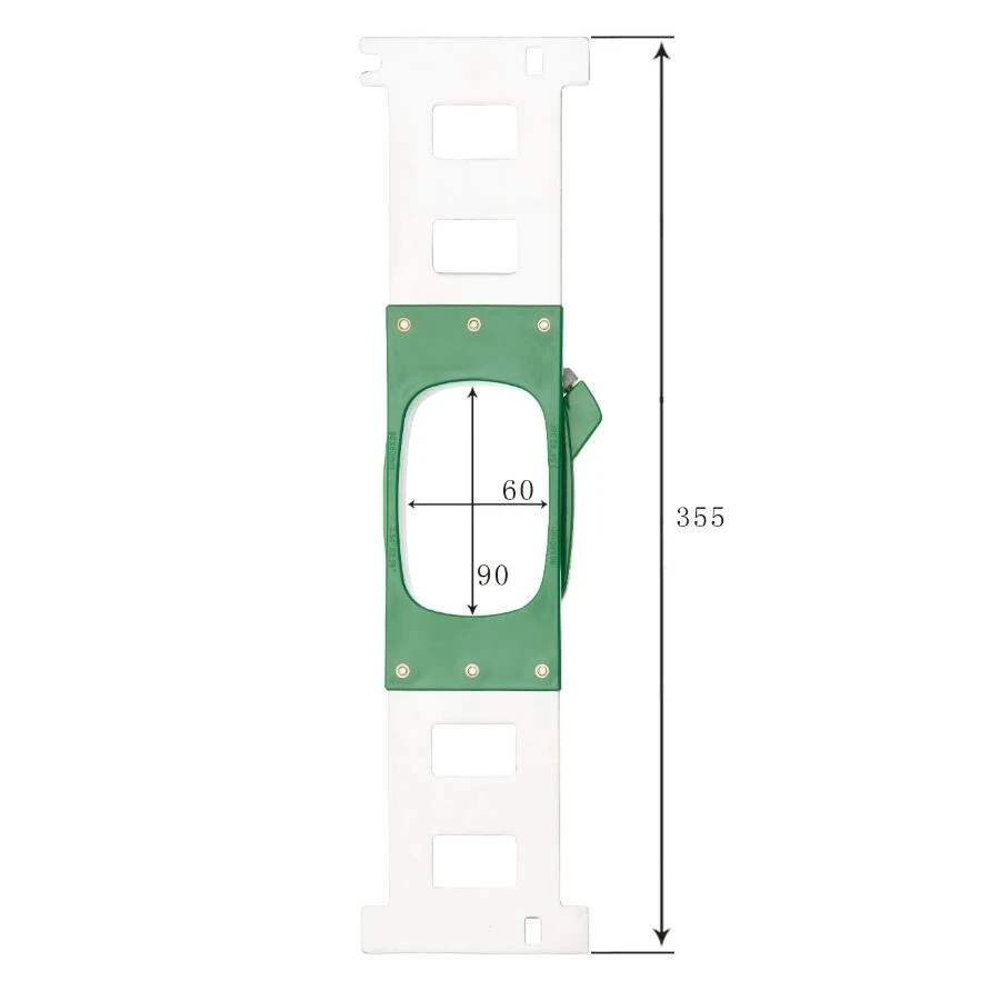 Plastic Cross Stitch Hoop, Suction Embroidery, Rectangle Set Frame, Sewing Machine Parts, Accessories, 355mm