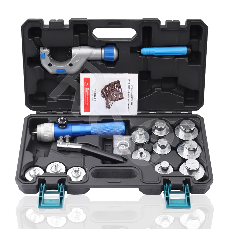 Imagem -05 - Hvac Hidráulico Swaging Tool Kit Manual Cobre Alumimum Pipe Máquina de Expansão 11 Cabeças Tubo Expansor 10 mm a 42 mm ct Vg300a