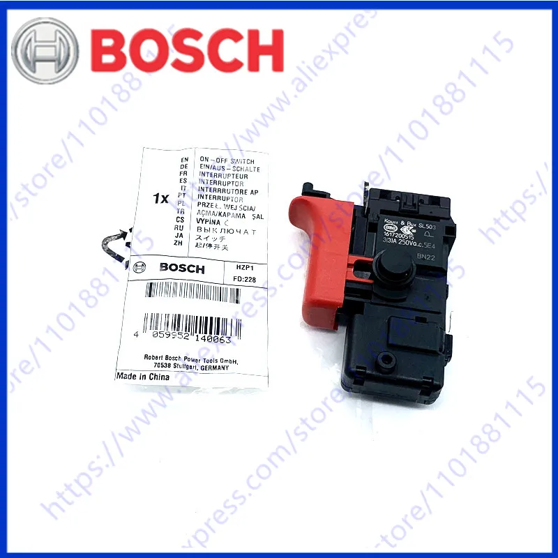 

Выключатель включения-выключения 1617200515 для BOSCH GBH200 GBH2-18RE PBH2000RE PBH2000SRE PBH2100RE PBH2100SRE PBH2200RE PBH2500RE PBH2500SRE