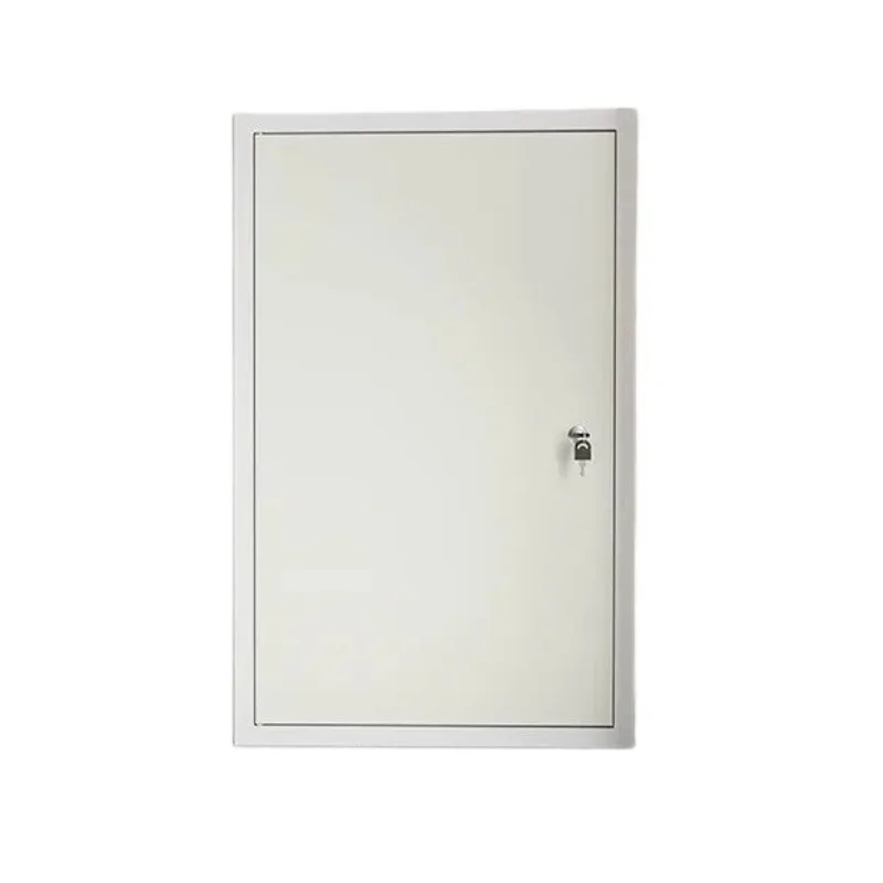 Balcony air conditioner external unit aluminum alloy sound insulation door wall pipe well fire inspection port decoration