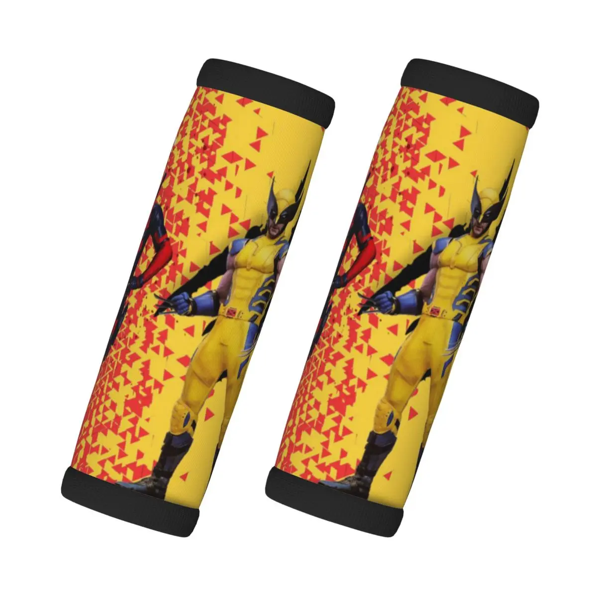 

Custom Deadpool Manga 2 Pcs Luggage Handle Wrap Soft Grip Handle Cover Handle Grip Neoprene Luggage Door Handle
