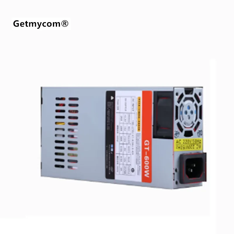 

Getmycom for GT-600W PSU for SpeedCruiser ATX 12V S3 K39 K35 M41 M24 GPU FLEX NAS Small 1U Rated 500W Peak 600W new Power Supply