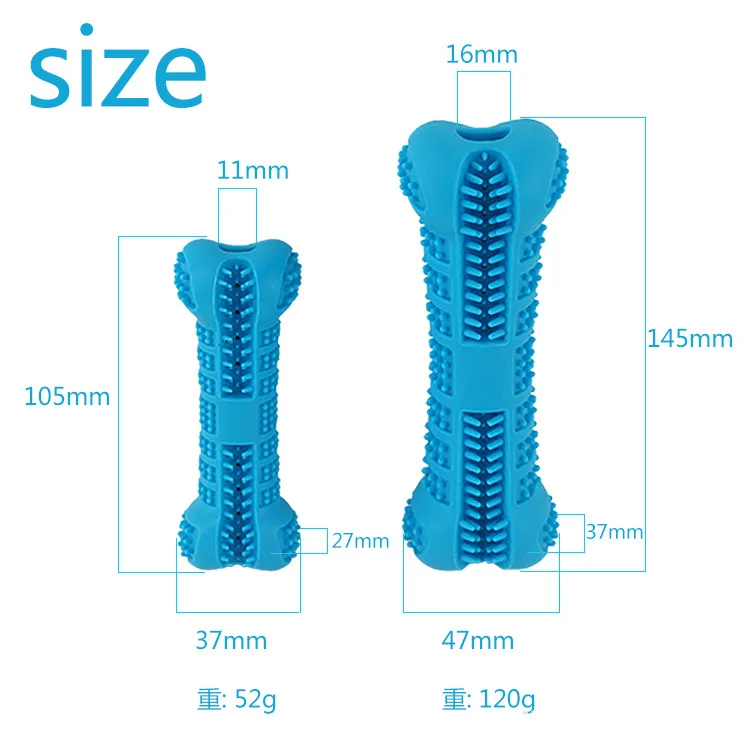 Soft Rubber Dog Toothbrushes Puppy Toys Dog Brush Stick 360 Degree TeethCleaning Toothpaste for Small Dogs Pet Toothbrush