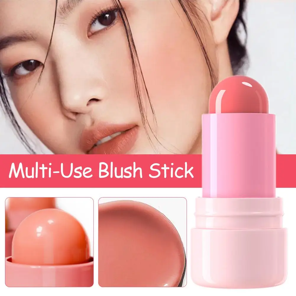 9Colors Blusher Stick Długotrwały Wodoodporny Matowy Uniwersalny Sztyft do Policzków Żelowy Tint do Ust Makijaż Róż do Policzków Matowy Cień do Powiek Kontur W3W6