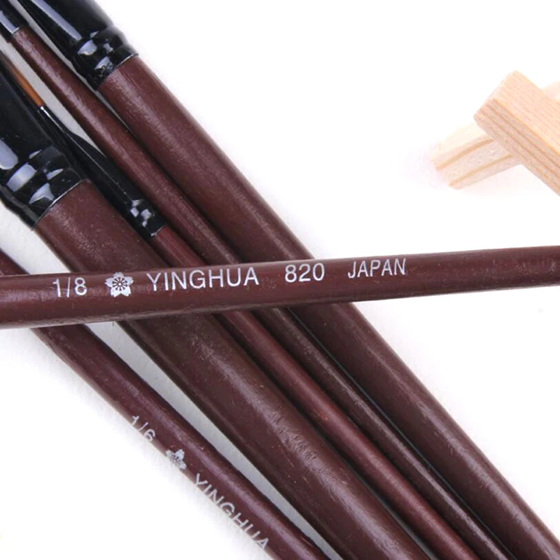 6 шт./набор, кисти для рисования маслом