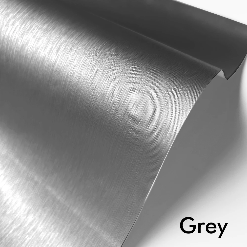 Silver Aluminum Brush Vinyl Film Car Wrap Film Car Brushed Aluminum PVC Wrap Films Adhesive Sticker for Motorcycle Computer Skin - view 3