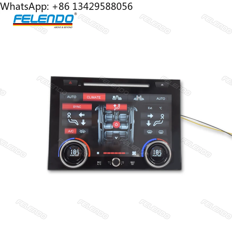 

FELENDO Air Conditioning Control AC Panel Display Full Touch LCD Screen Range a Rover Vogue L405 Touch Screen Climate AC Screen
