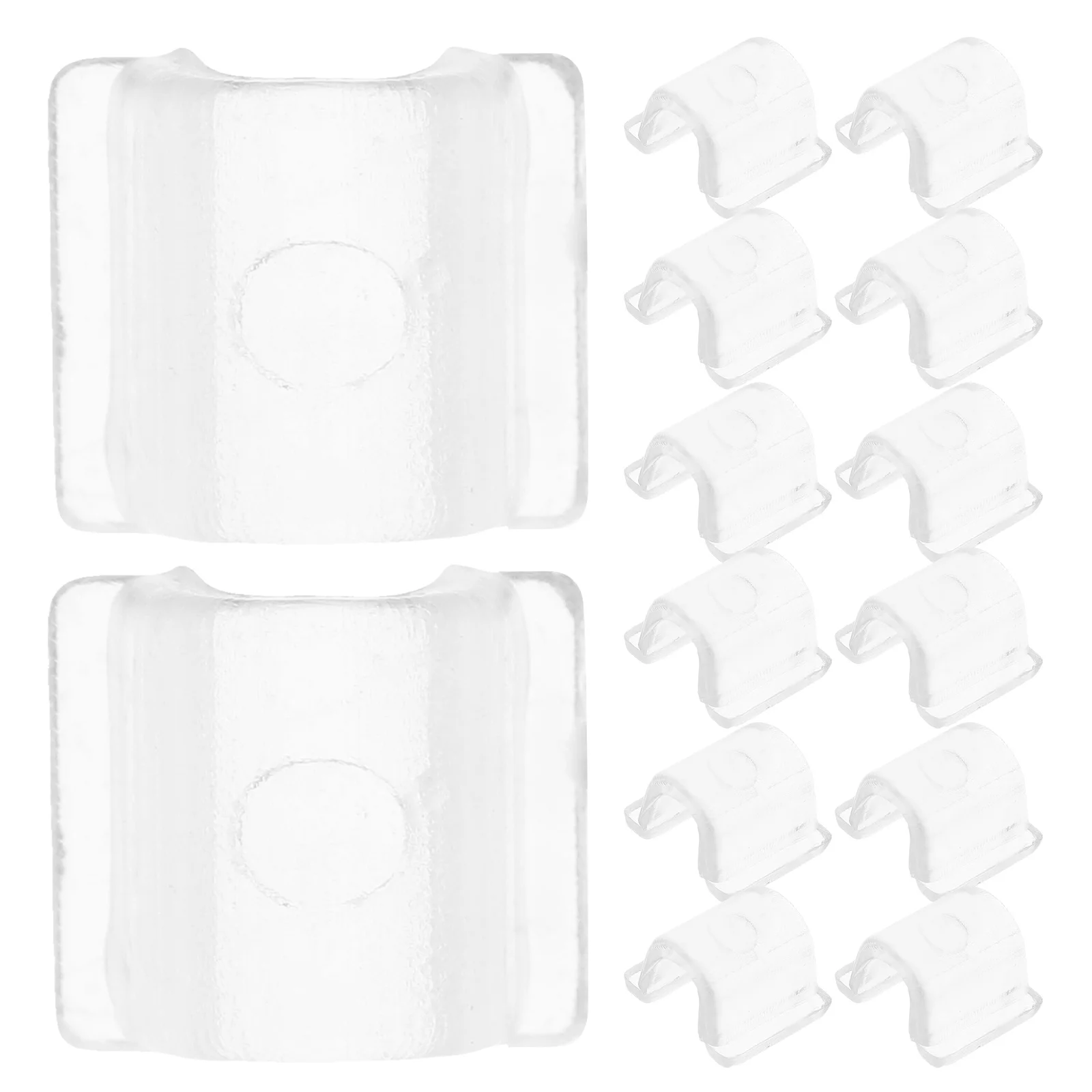 

100 Pcs Hair Tie Button Diy Fixing Buckle Rope Charms Plastic Headdress Supplies