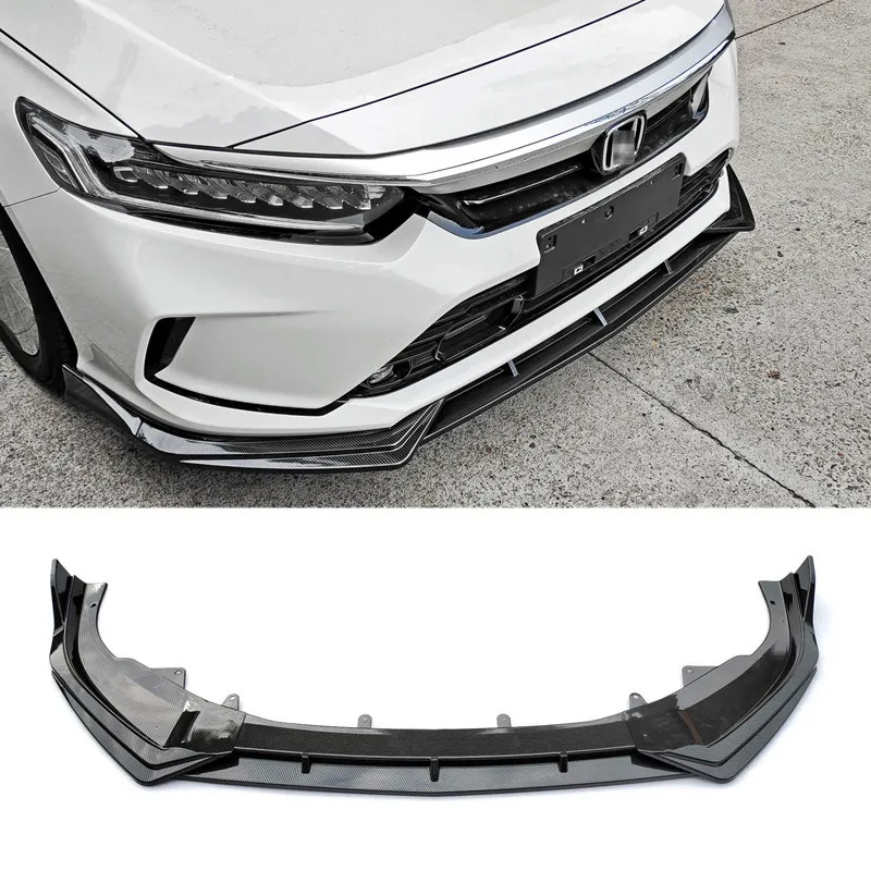 

Black Lower Lip Front Bumper Lower Lip Front Skirt Spoiler for 2022 Hooda Inspire Wing Body Kit Splitter Trim Accessories