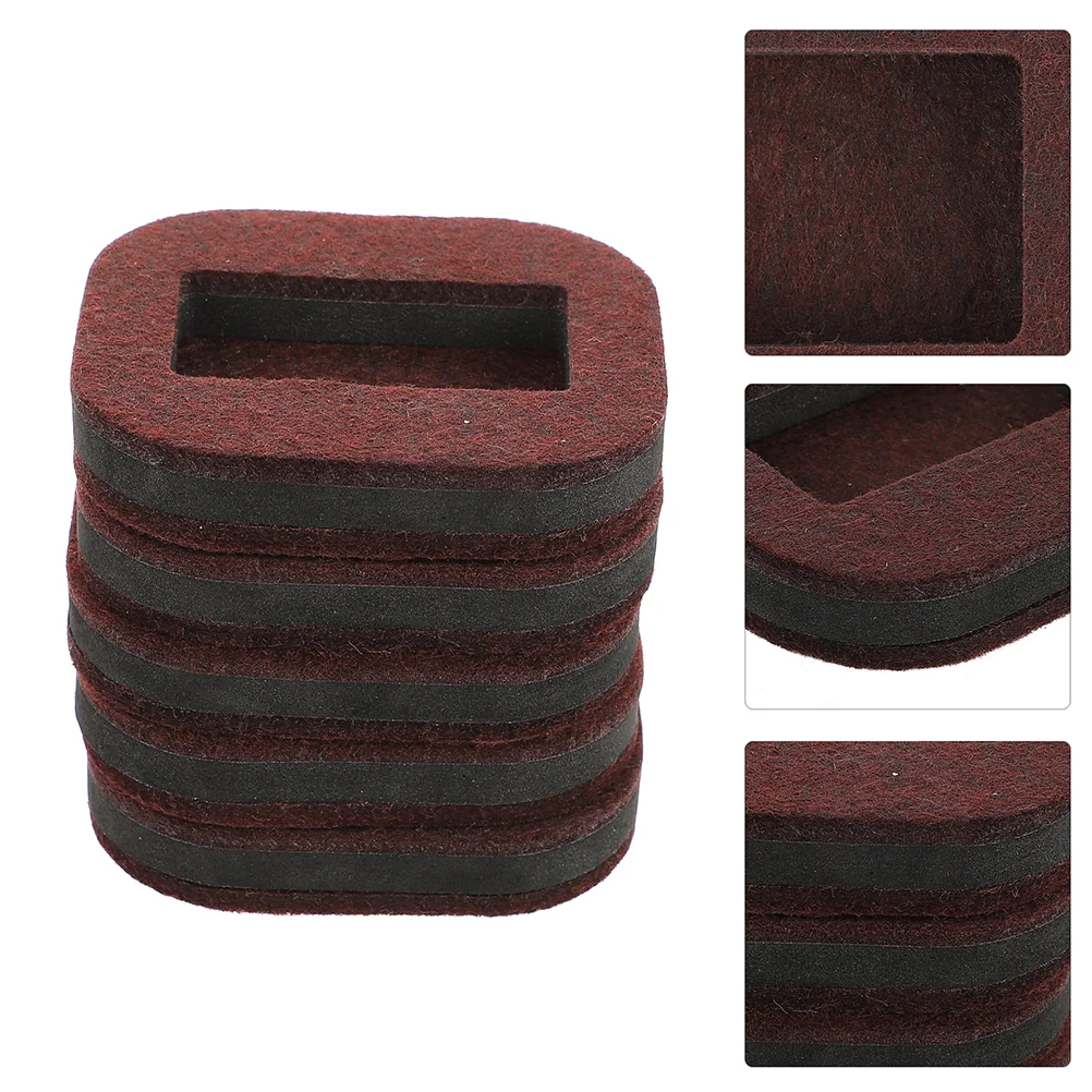 5 Pcs Roller Fixing Pad Pan Bead Instant Multigrid Pot Furniture Felt Pads Plug Office