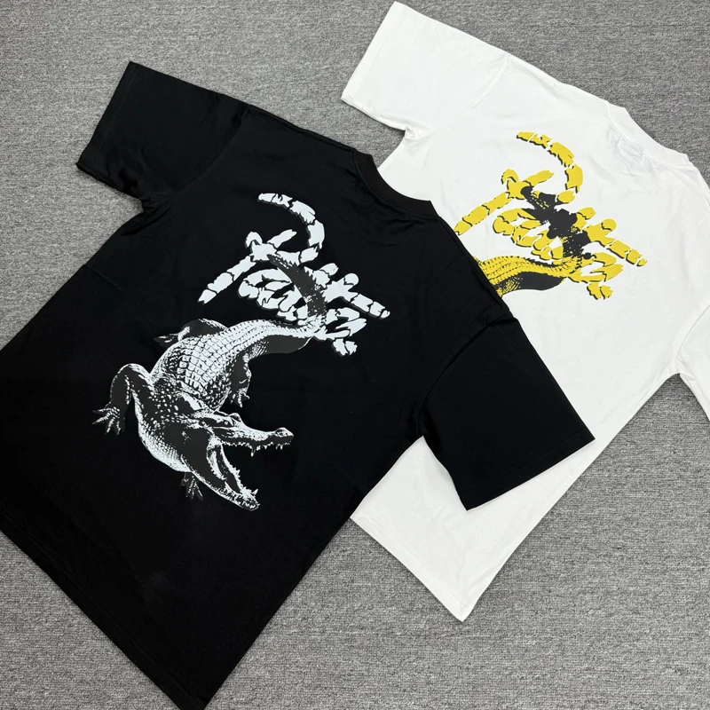 PATTA Short-Sleeved Trendy American-style Letter-Printed Men's Women's Couple High-Quality Cotton Patta T-shirt