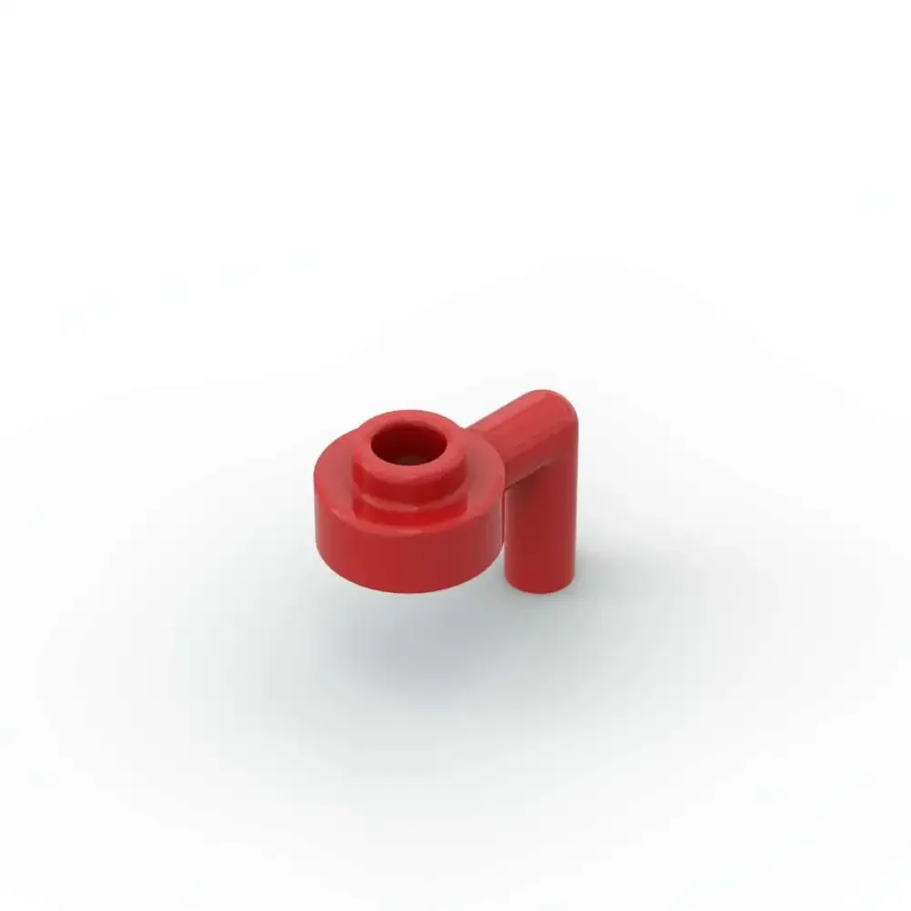 MOC 10PCS Plate Round 3661 1x1 Open Stud With Bar Building Blocks Kit Arm Down Rare House Castle Bricks Idea Toys Birthday Gifts
