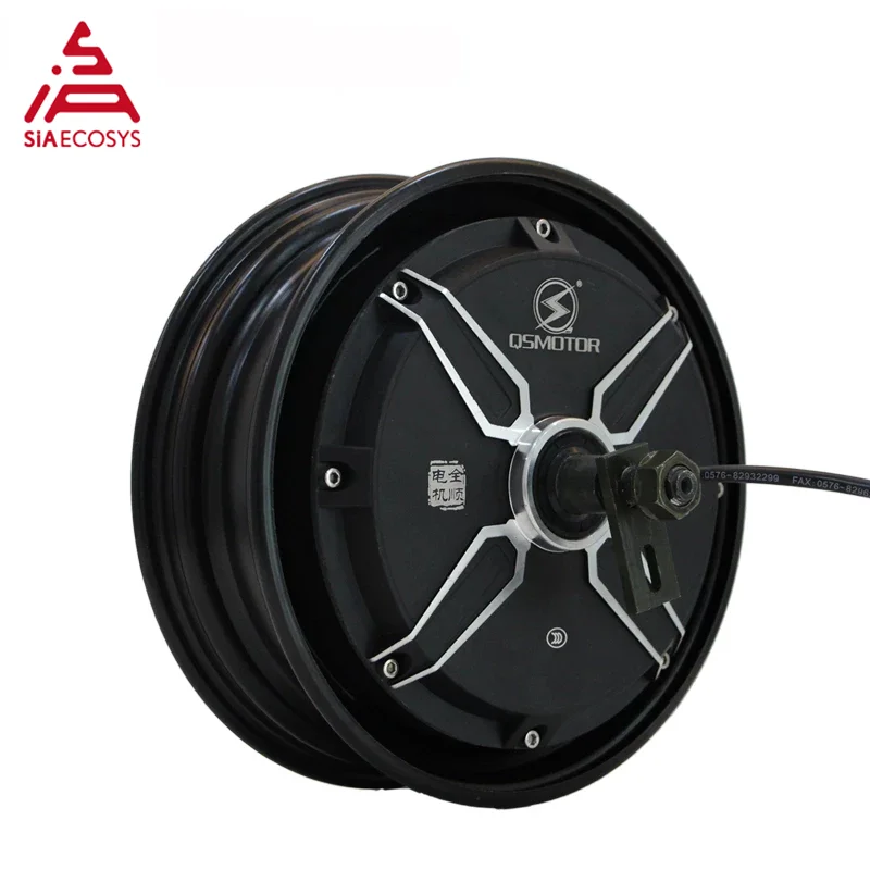 

QS 10inch 1000W 205 35H V2 Brushelss DC Motorcycle Wheel Hub Motor For Electric Scooter