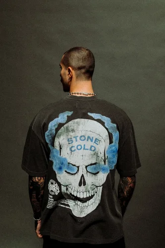 DARC SPORT ""PREMIUM"" camiseta de gran tamaño de algodón negro para hombres, camisetas holgadas informales para hombres y mujeres, camiseta deportiva de Hip Hop Unisex, camiseta de talla estadounidense