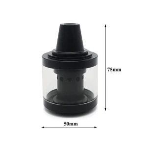 Lomint Best Seller Nuevo receptor de petróleo visual visual transparente Gran capacidad Shisha SHISHA ACCESORIOS DE COLECTORES LM-A650 12 Mejor tubería de aceite de vidrio de ventas - №4