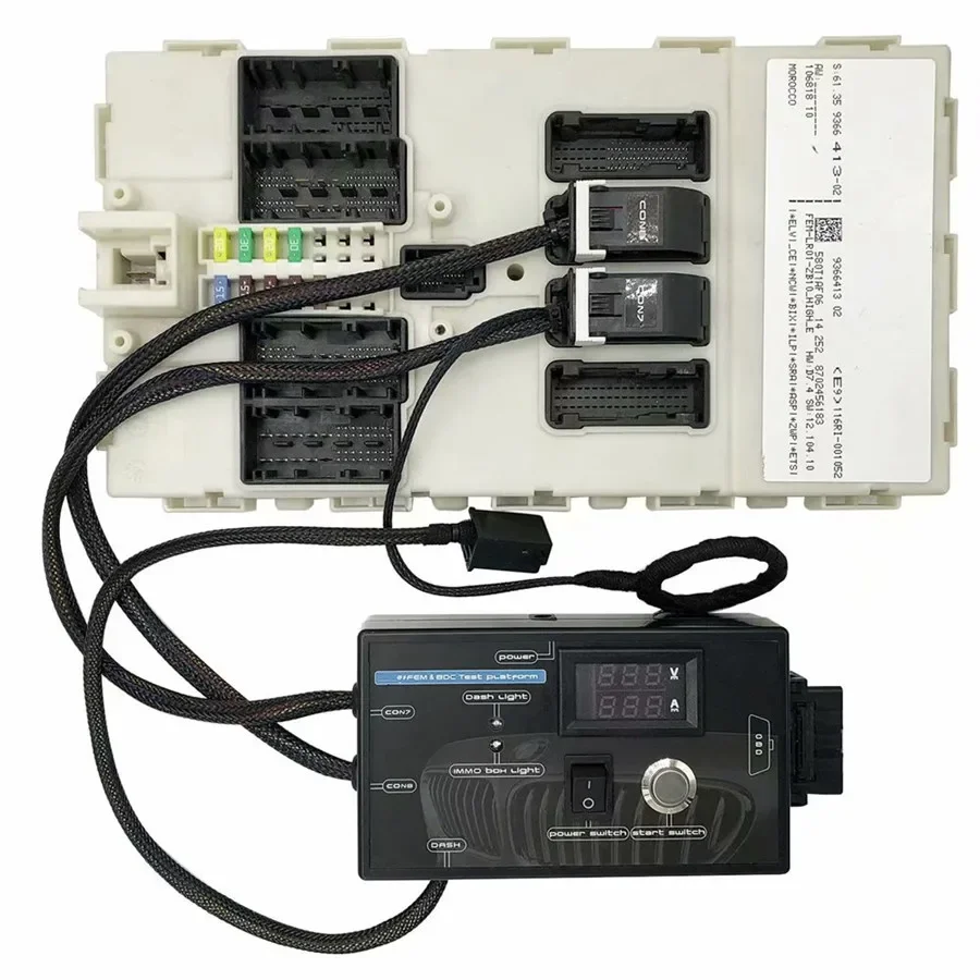 Dla BMW FEM BDC nowy typ programowania klucza platforma testowa Ecu kodowanie F20 F30 F35 X5 X6 I3 moduł BDC czarna obudowa wysokiej jakości