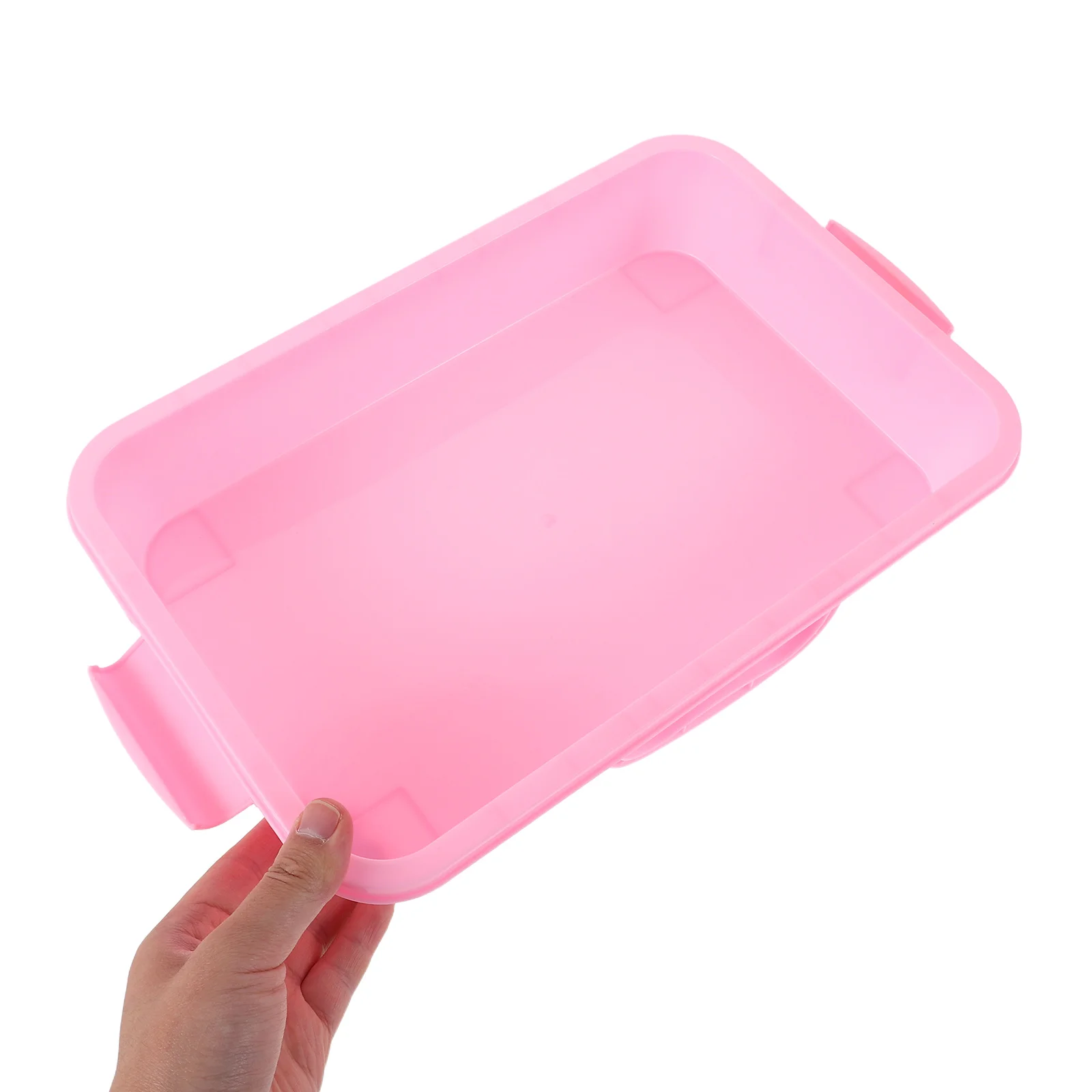 

Lightweight Mold Set with Handles Portable Plastic Sandbox for Kids Sensory Play Indoor Outdoor Activity Craft Tray