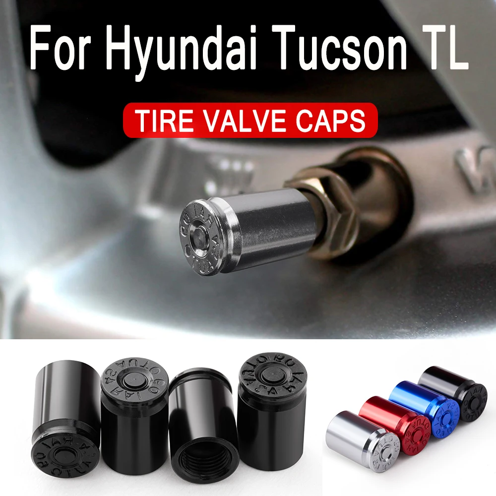 

Комплект из 4 колпачков для ниппелей шин Hyundai Tucson TL 2015-2021, водонепроницаемые, защита от пыли