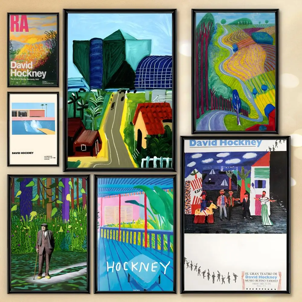 Poster HD Anime Prints Hot Hockney Theme Singer/OST/Movie-Waterproof Self-Stick Art David Home Decor