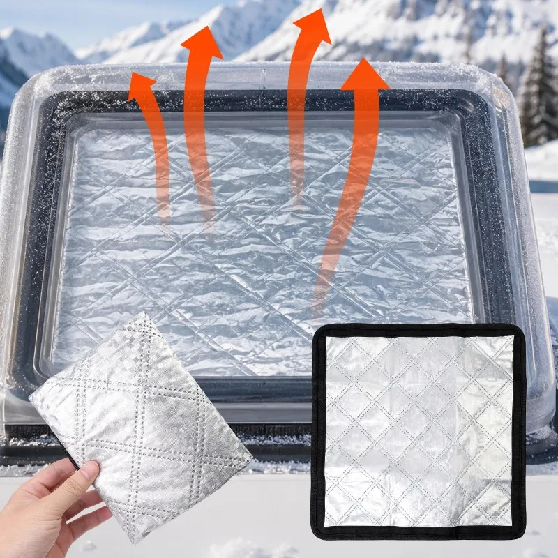 Foldable UV Protective Insulated Sunshades for RV Doors and Windows Suitable for Campers Trailers and RVs
