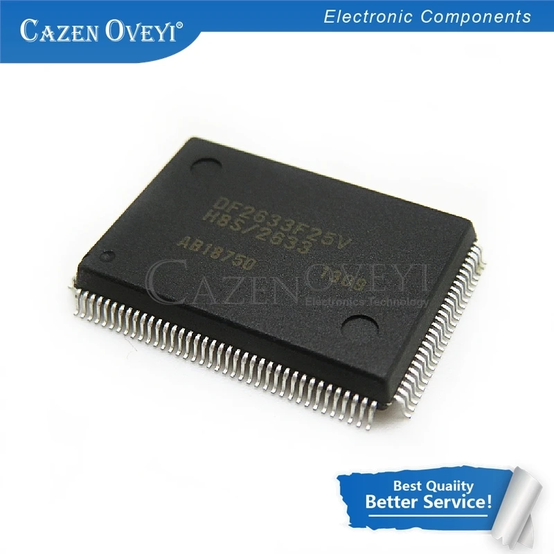 2pcs/lot HD64F2633F25V DF2633F25V 64F2633F25V QFP-128 MCU 16BIT 256KB FLASH In Stock