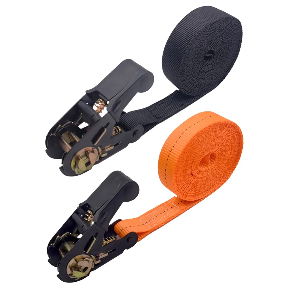 Useful Adjustable Ratchet Strap Sturdy with Claws Cargo Strap Retractor Metal Buckle Car Tightening Band Car