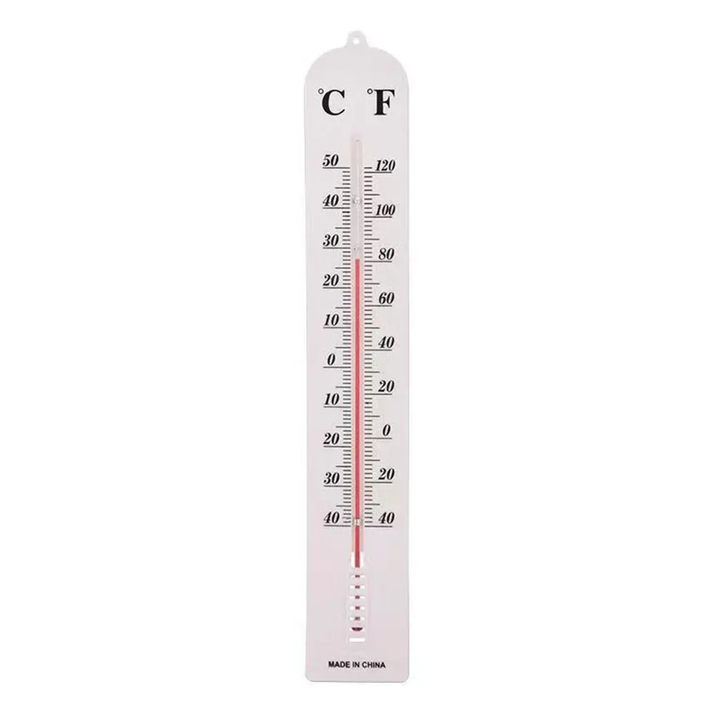 

Plastic Thermometer Indoor Outdoor Temperature Thermometer Wall Hang Office Room Greenhouse Temp Meter Home Garden Supplies