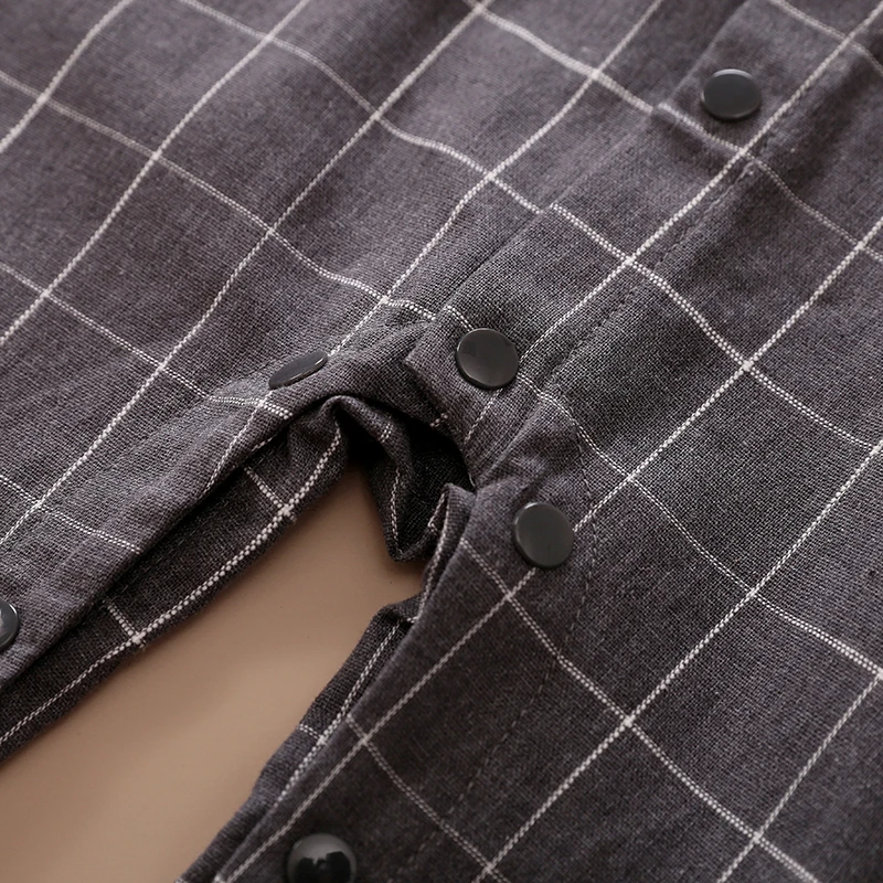 الربيع والخريف طفل الفتيان شهم منقوشة الزي وسيم بذلة الدعاوى القطن نيسيي الوليد طفل طويل الأكمام 0-18 أشهر