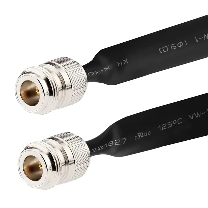 FULL-UHF Female To UHF Female Pigtail Cable 2PCS Door/Window Pass Through Flat Coaxial Cable 50 Ohm SO239