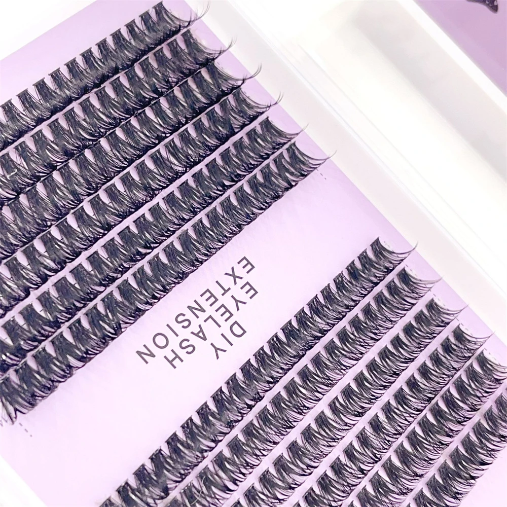 ชุดขนตาปลอมแบบ 3 มิติ ติดเองได้ รูปทรงกากบาทยาว หนาแน่น สำหรับต่อขนตาด้วยตัวเอง ใช้งานง่ายและรวดเร็ว