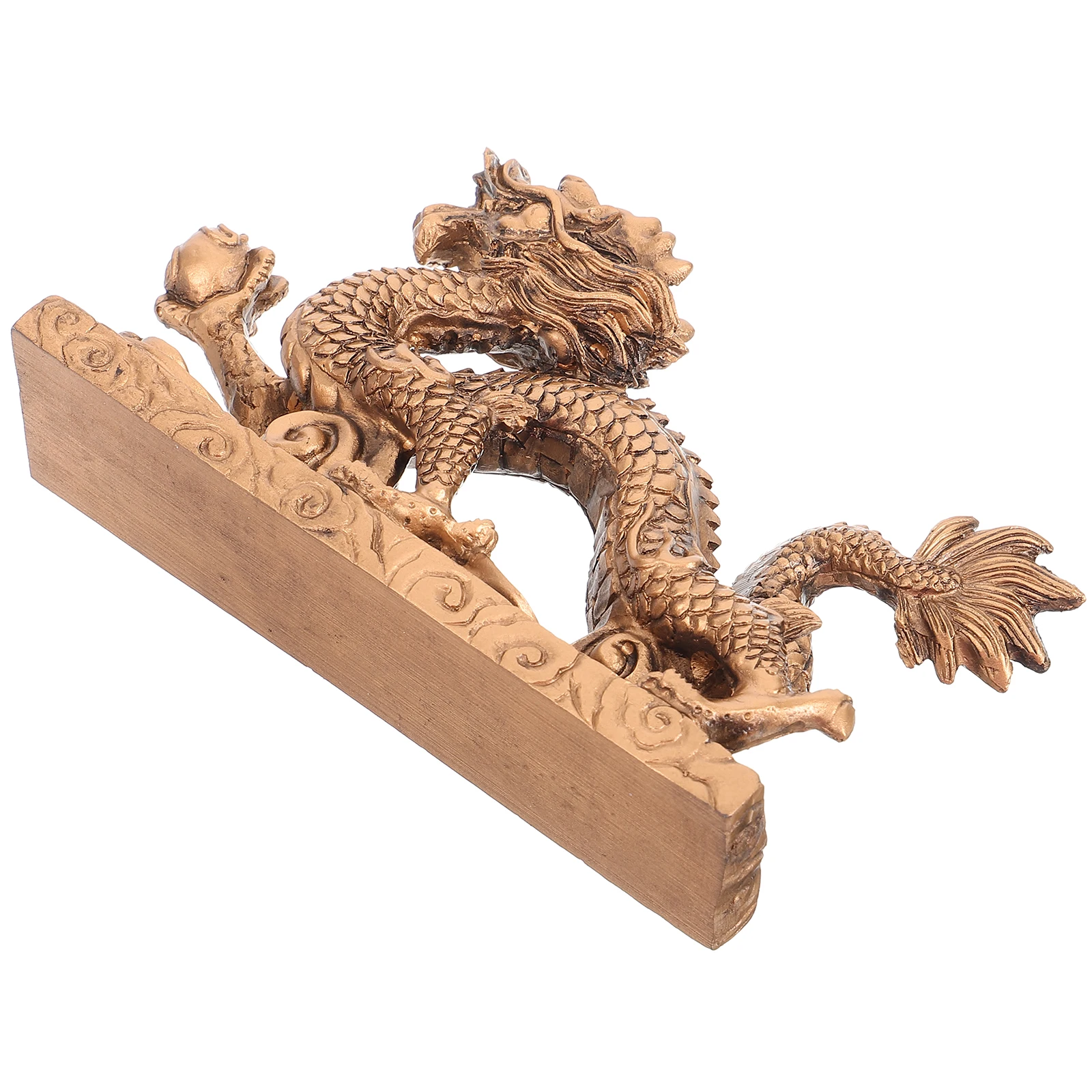 

Resin Dragon Statue 15x3 5x9cm Chinese Decorations Home Ornaments Practical Longevity Gift Figurines Sculpture