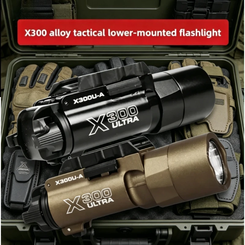 

Durable Alloy Handheld Flashlight X300U X300U-A X300 Ultra 500LM Strobe Light Outdoor Camping Torch for Model Fitting Parts