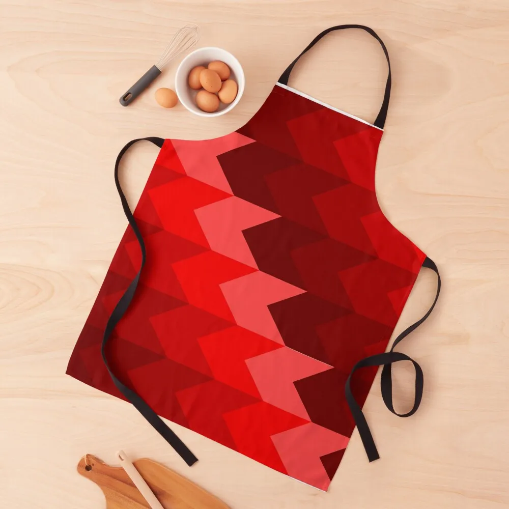 

Arrow array print: Shades of red Apron kindergarten teacher Costume Waiter Apron