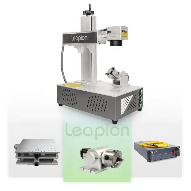 

20W 30W 50W 100w deep engraving mopa color ipg metal steel 3d fiber laser marking machine price