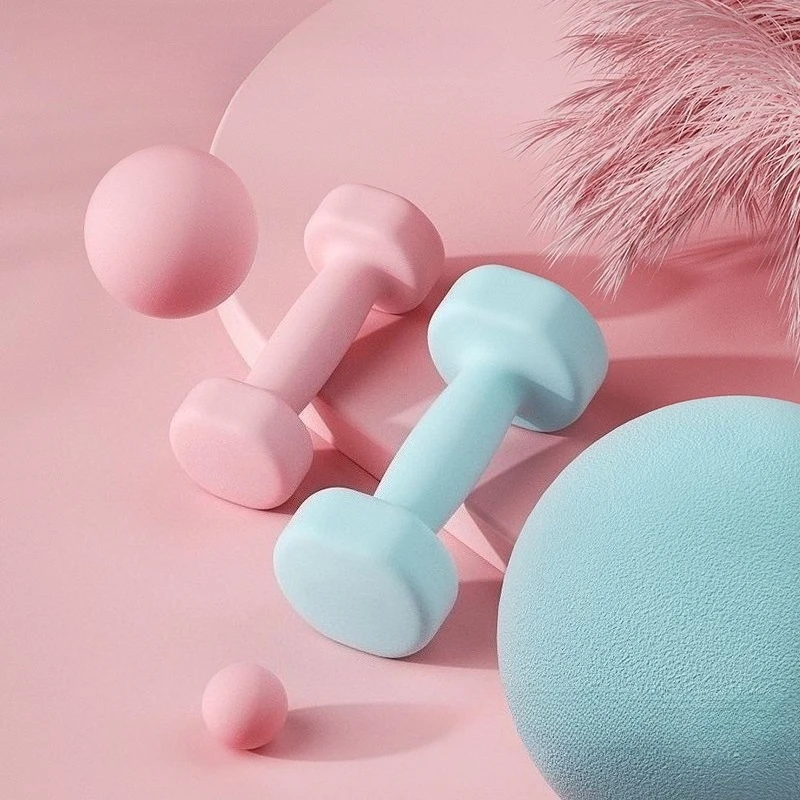 معدات تدريب عضلات الذراع البلاستيكية الصغيرة للياقة البدنية للسيدات للمبتدئين، تدريب القوة المنزلية مع يا بيل #3