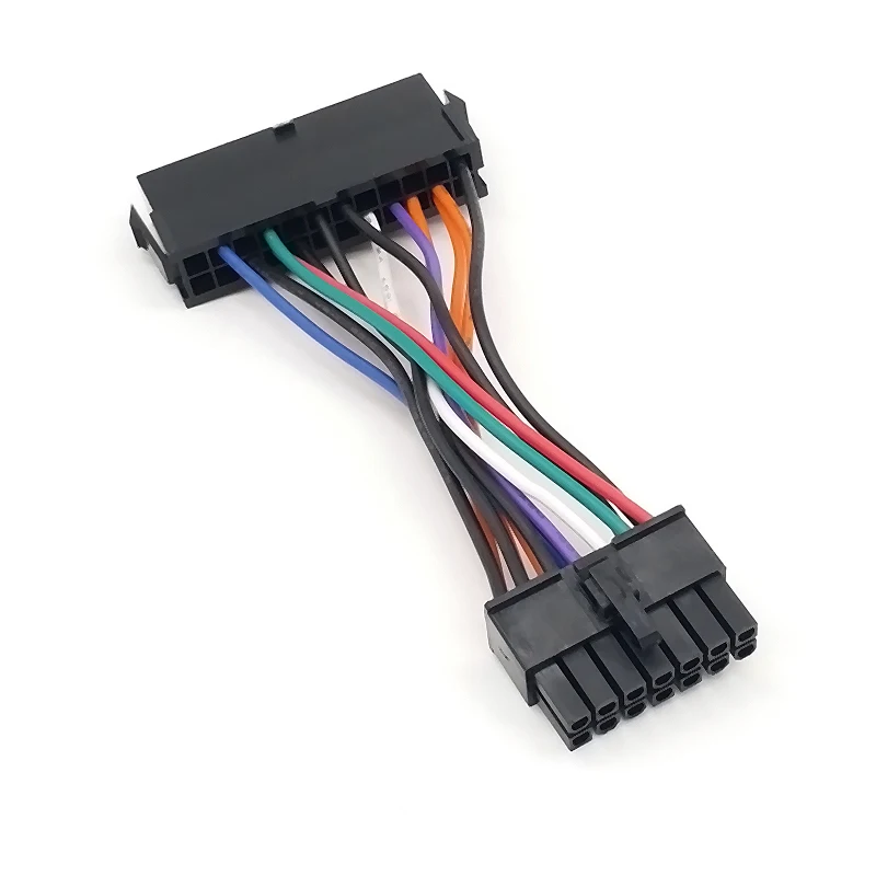 24‑Pin to 14‑Pin ATX PSU Main Power Supply Adapter Cable For Lenovo ThinkCentre IBM Desktop Mainboard