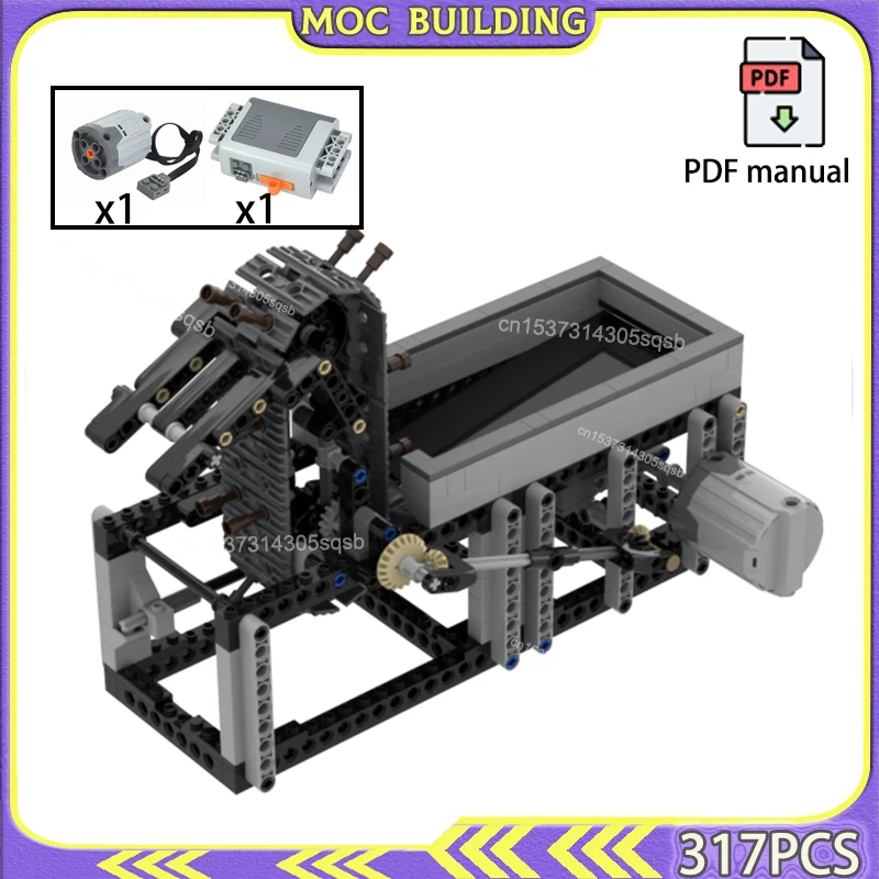 GBC 모듈 볼 공장 볼 컨베이어 MOC 빌딩 블록 기계 모터 기술 브릭스 그레이트 볼 콘트래피션 장난감 선물