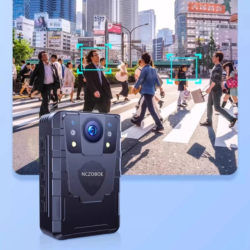 

NCZOBOE HD Body-worn Camera Night Vision Camcorder Law Enforcement Camera 3200mAh Support 10H Recording For Hiking Ride