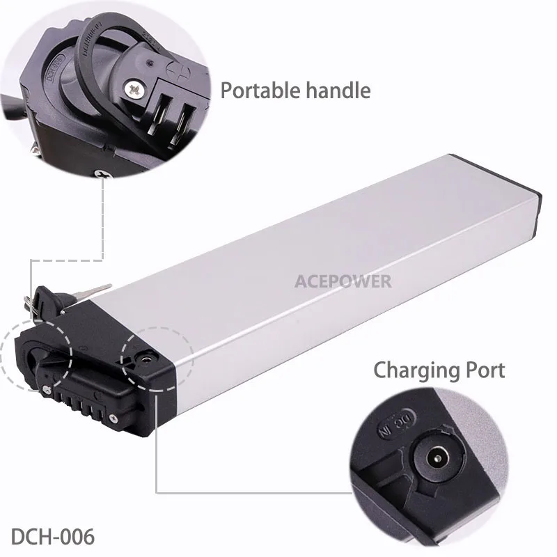 36V Ebike Battery For ADO A20 A20F MATE City BIKE Fiido M1 Folding Electric Bike 36V 10.4Ah 12.5Ah 17.5Ah Replacement Battery