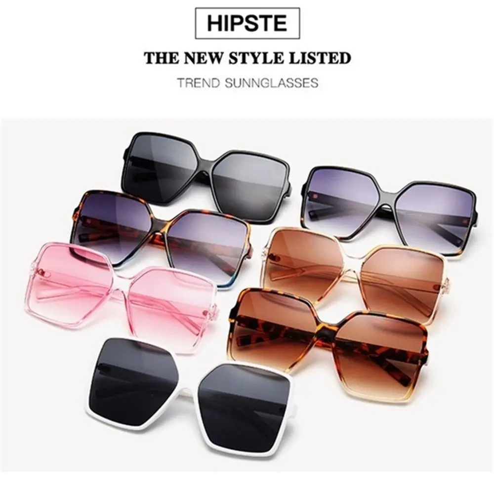 Sports Oversized Square Sunglasses For Women Men UV Protection Eyeglasses Retro Big Frame Sun Glasses Fashion Shades Eyewear